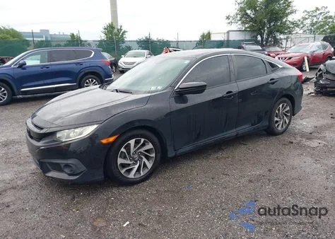 2016 Honda Civic Ex z USA, uszkodzony, nr VIN 19XFC2F80GE222002